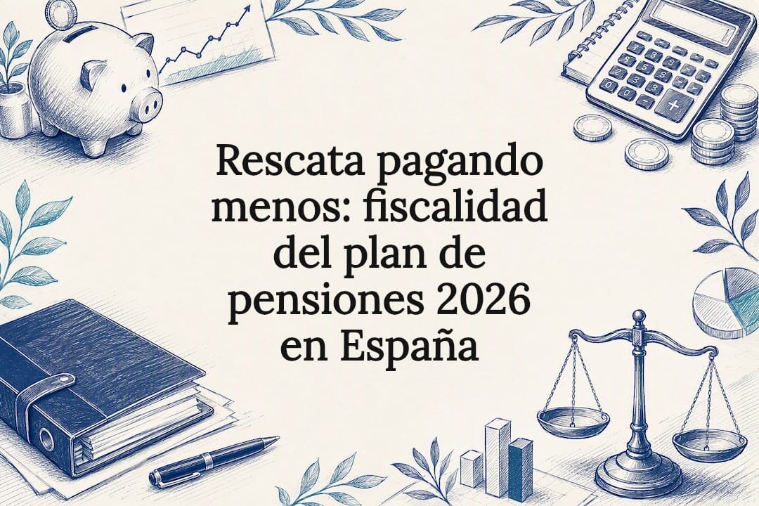 Rescata pagando menos: fiscalidad del plan de pensiones 2026 en España