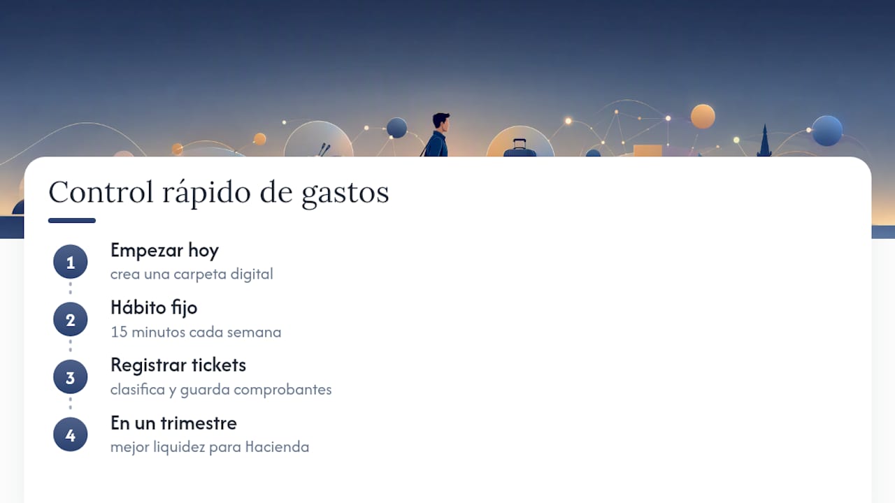 Lo que aprendí llevando mis propias cuentas como autónomo — overview diagram