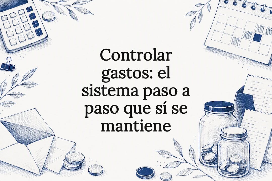 Tarjeta ilustrativa para gestionar gastos