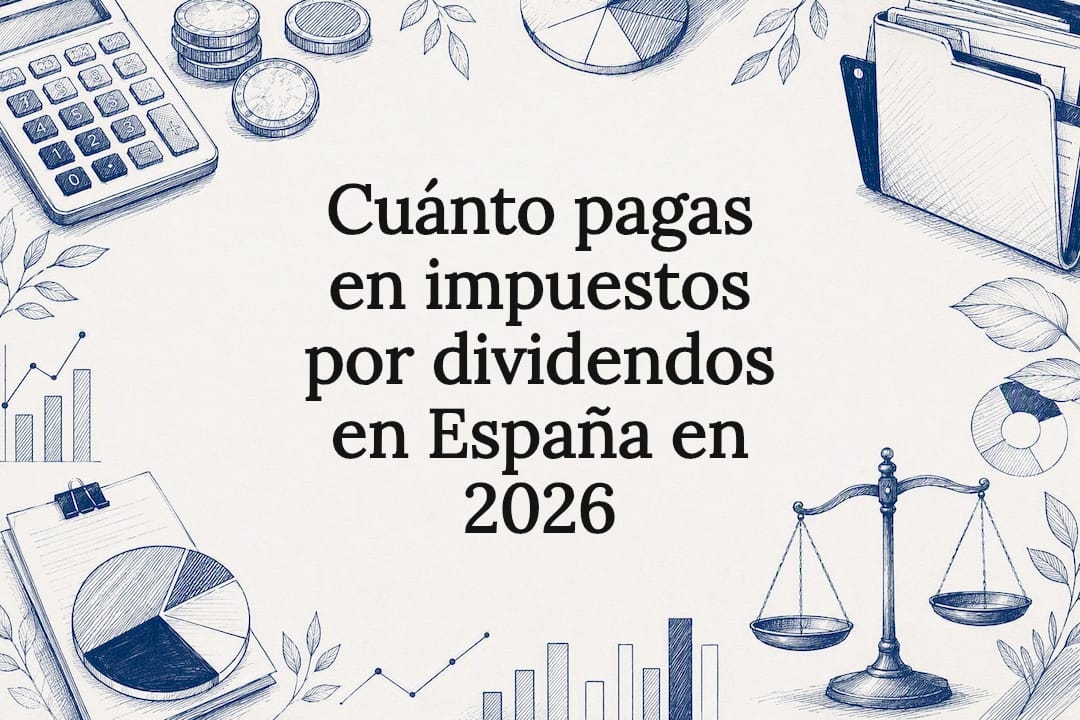 Tarjeta ilustrativa sobre impuestos a los dividendos