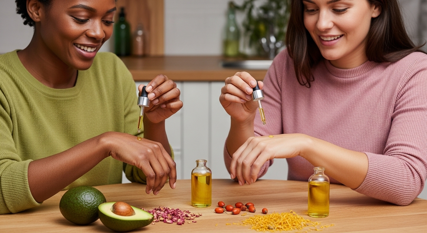 choosing natural oils skincare