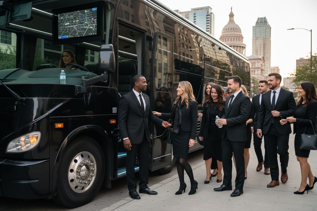 luxury transport Austin tour