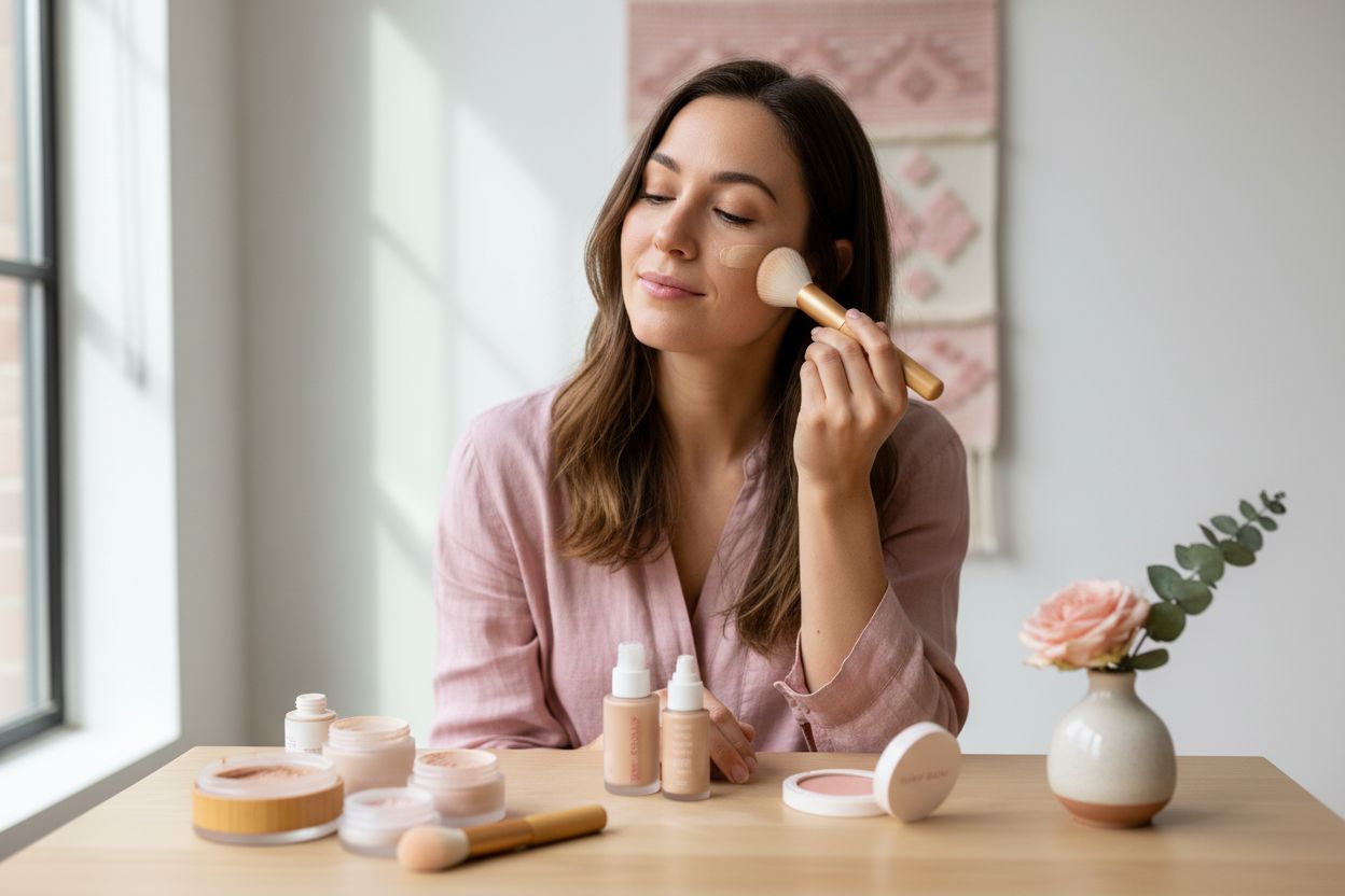 makeup application, plant-based, empowerment