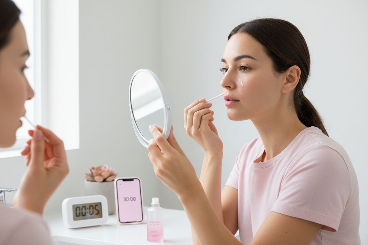 lip oil patch test