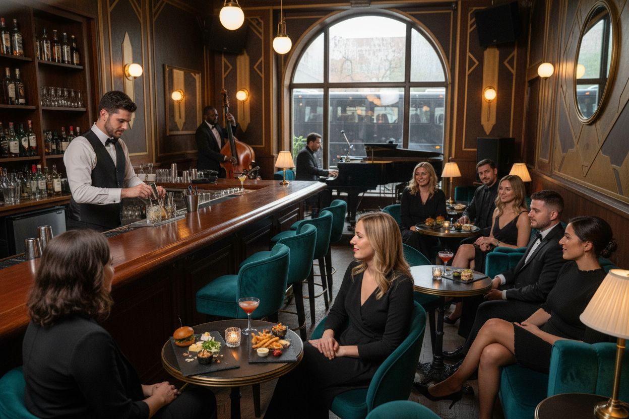 Austin jazz lounge cocktails