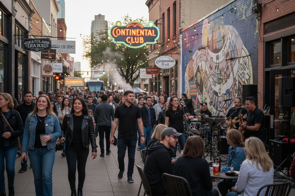 South Congress nightlife scene