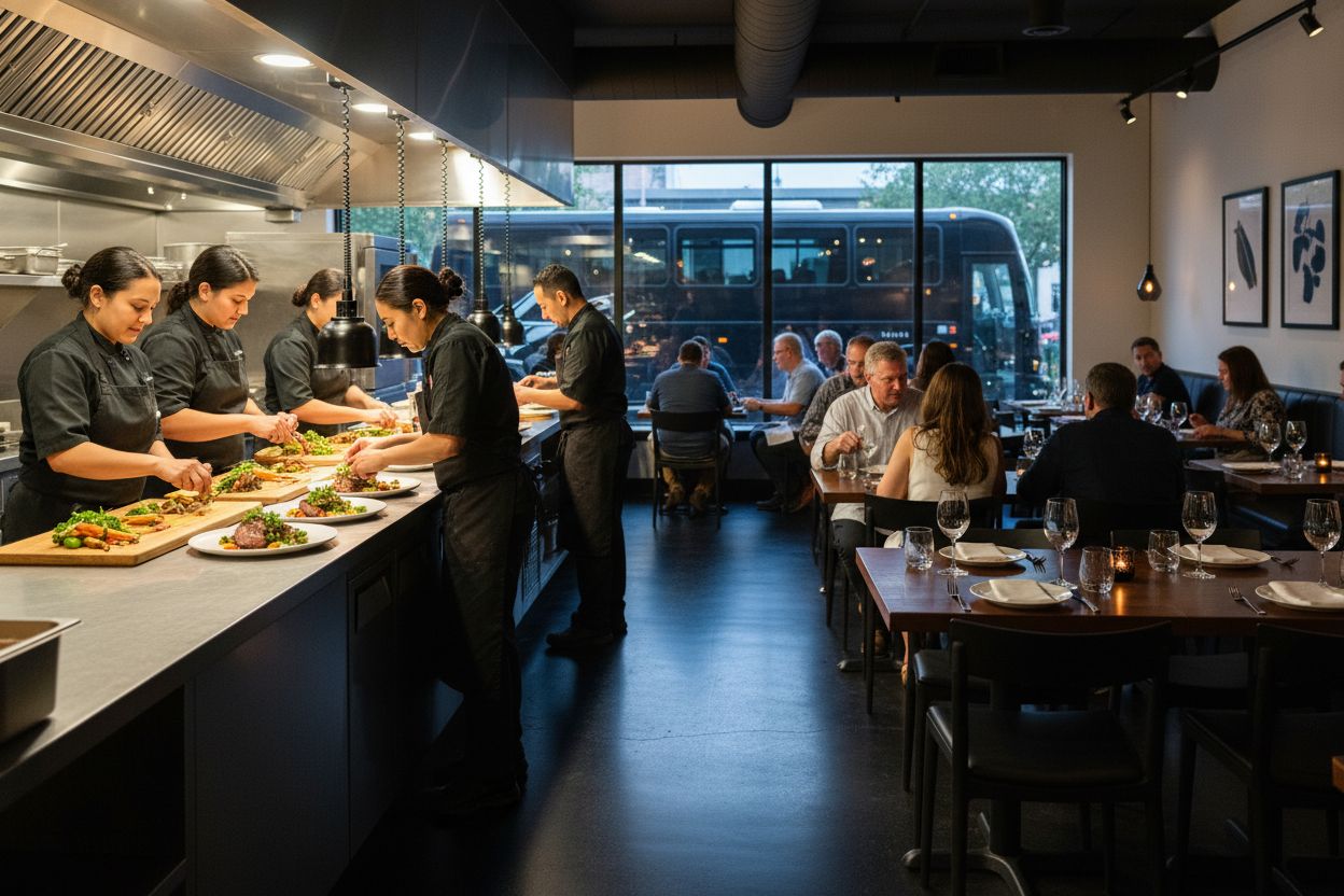 Austin restaurant kitchen