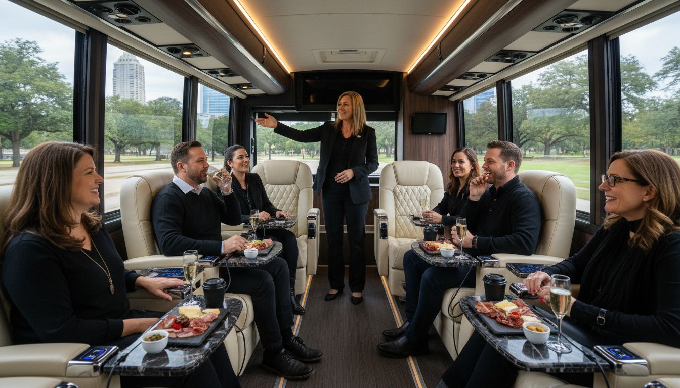 inside luxury coach Austin