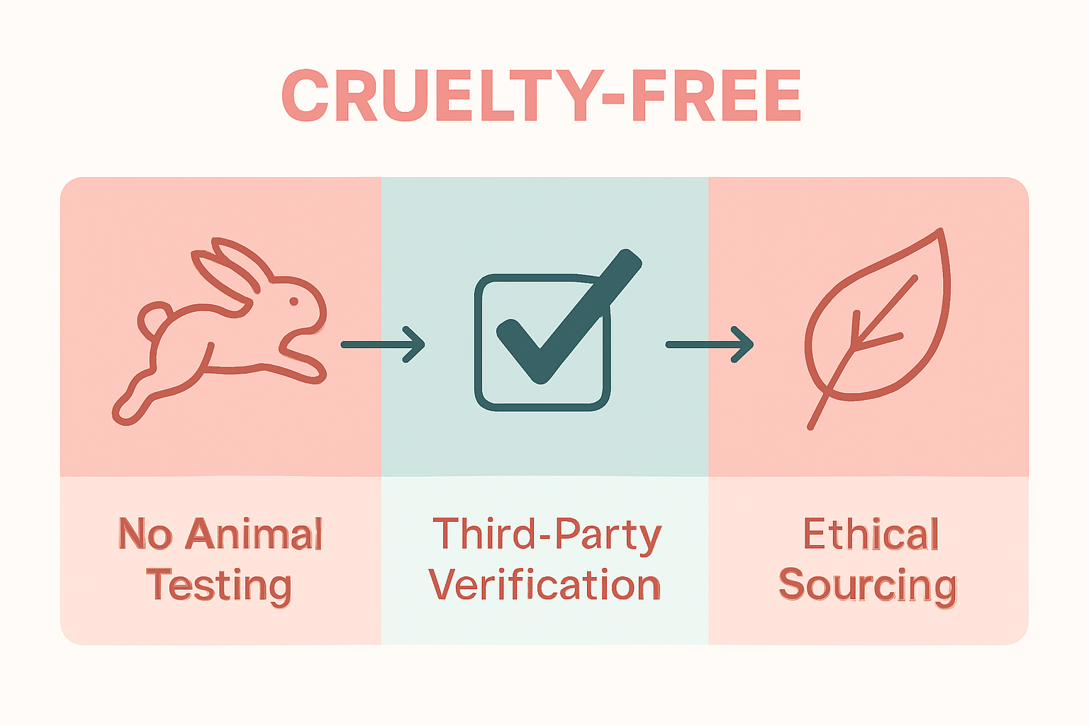 Cruelty-free certification labels simple comparison