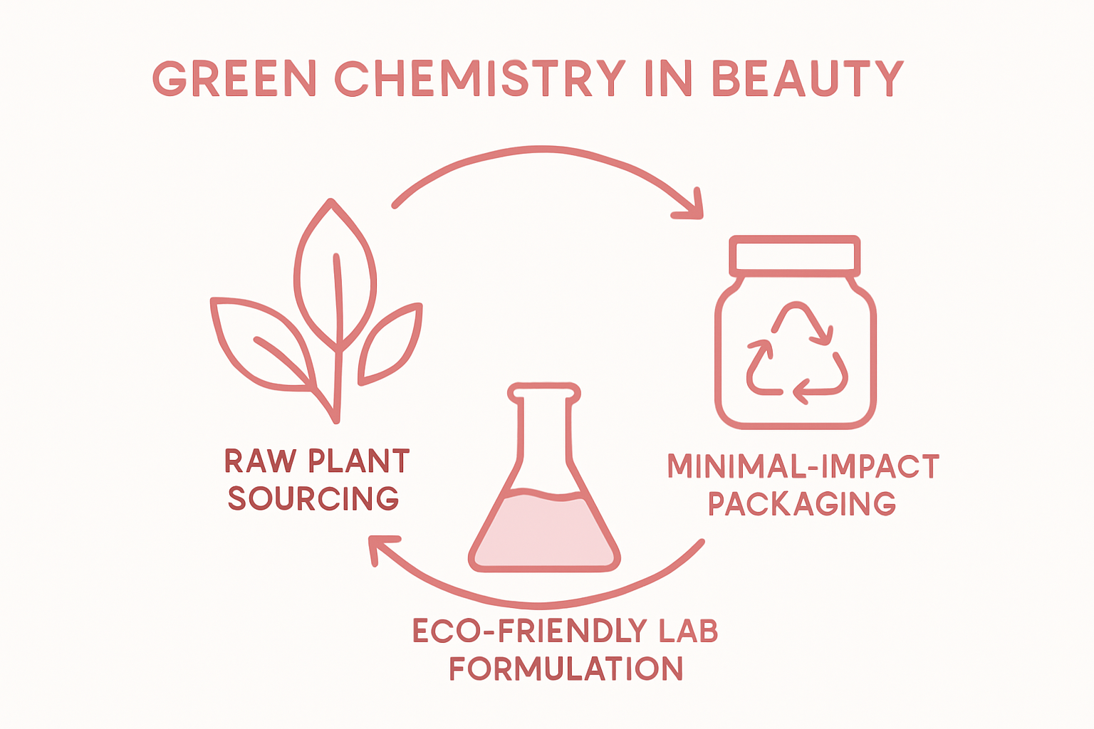 Green chemistry lifecycle for beauty products