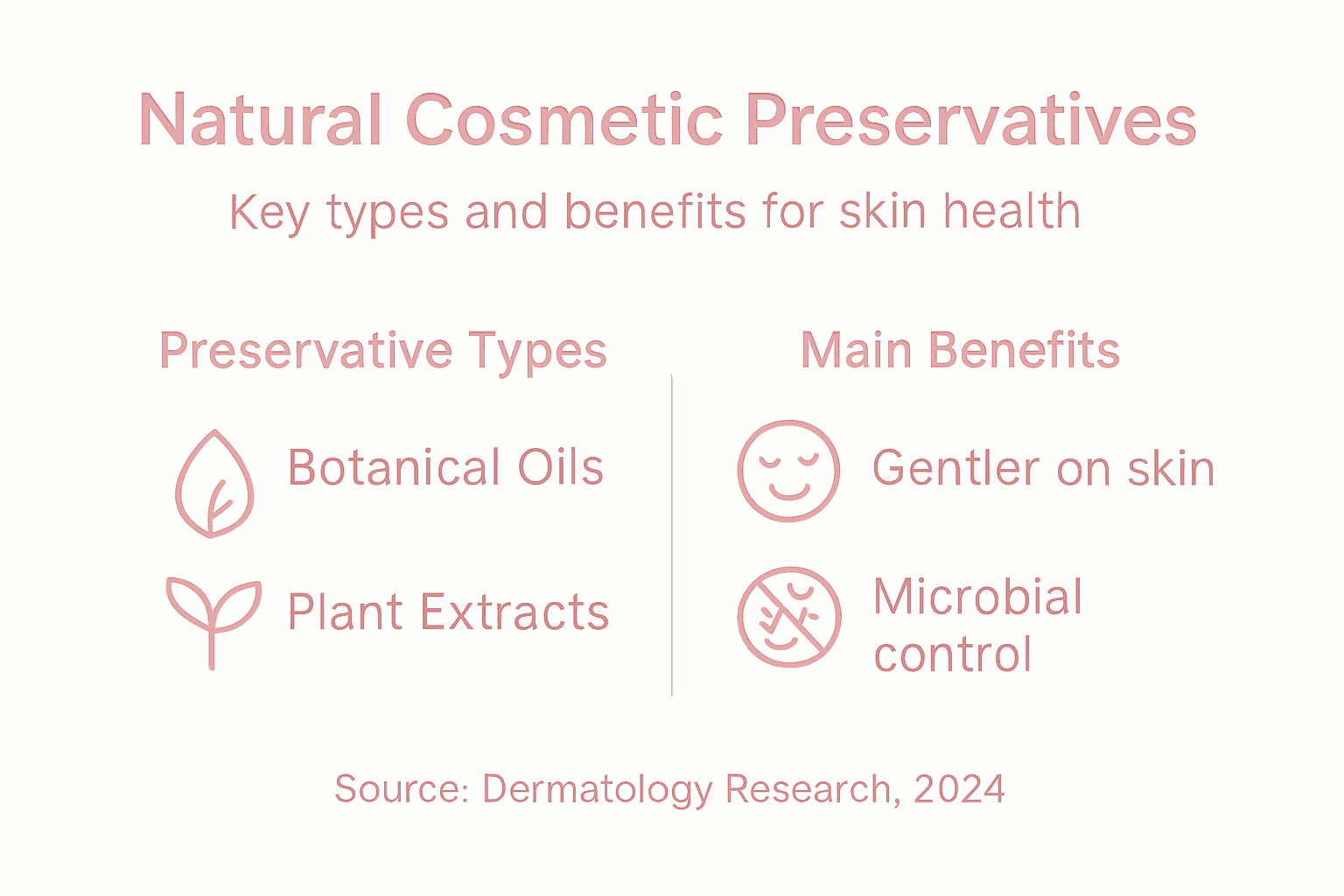 Infographic of natural preservative types and benefits