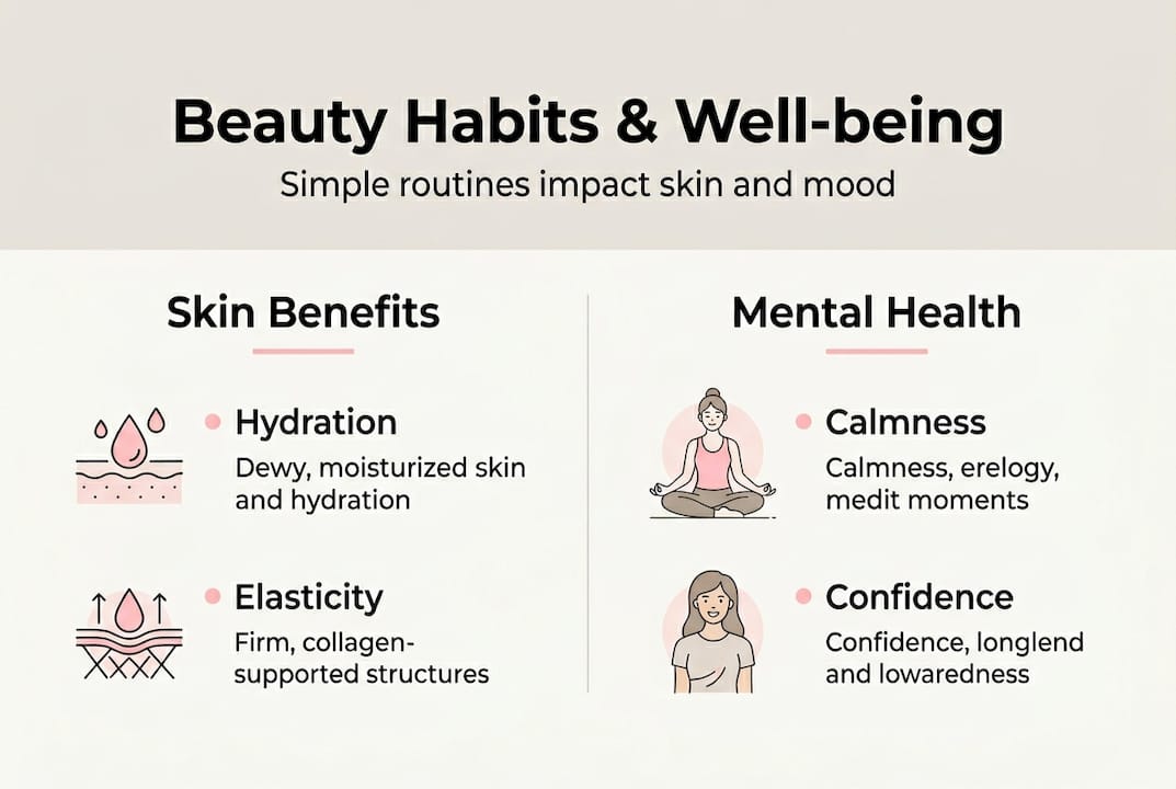 Beauty habits impact skin and mental health