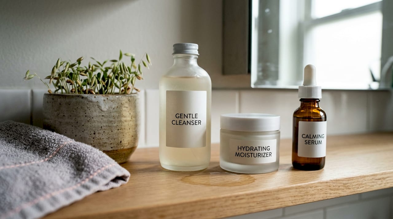 Essential products for gentle skincare routine