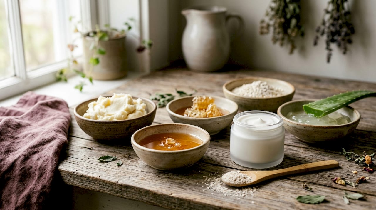 Natural ingredients for clean moisturizer