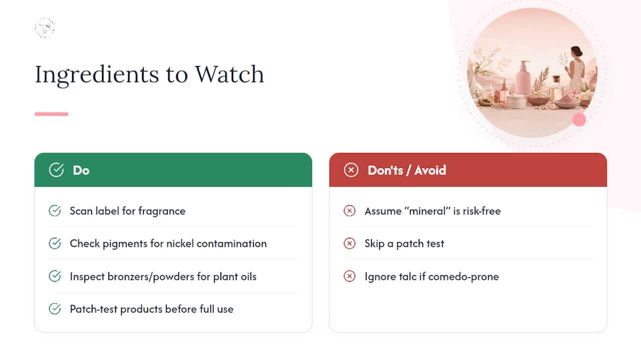 Ingredients to Watch If You Have Specific Sensitivities — overview diagram