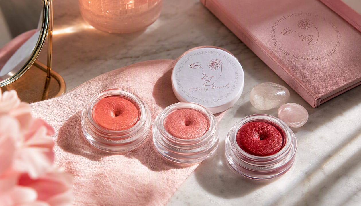 Botanical Crème Blush™ ~ Cherry Quartz