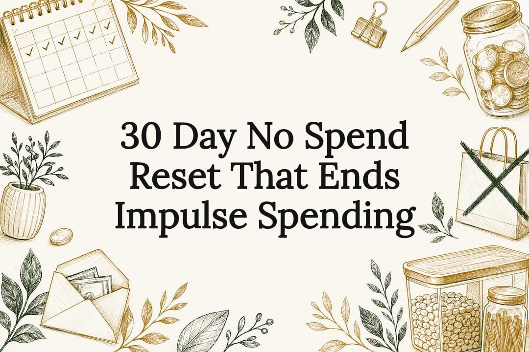 30 Day No Spend Reset That Ends Impulse Spending