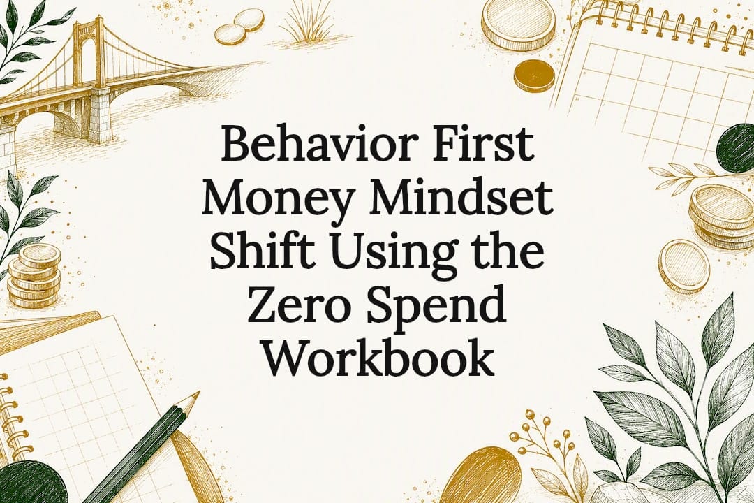 Behavior First Money Mindset Shift Using the Zero Spend Workbook