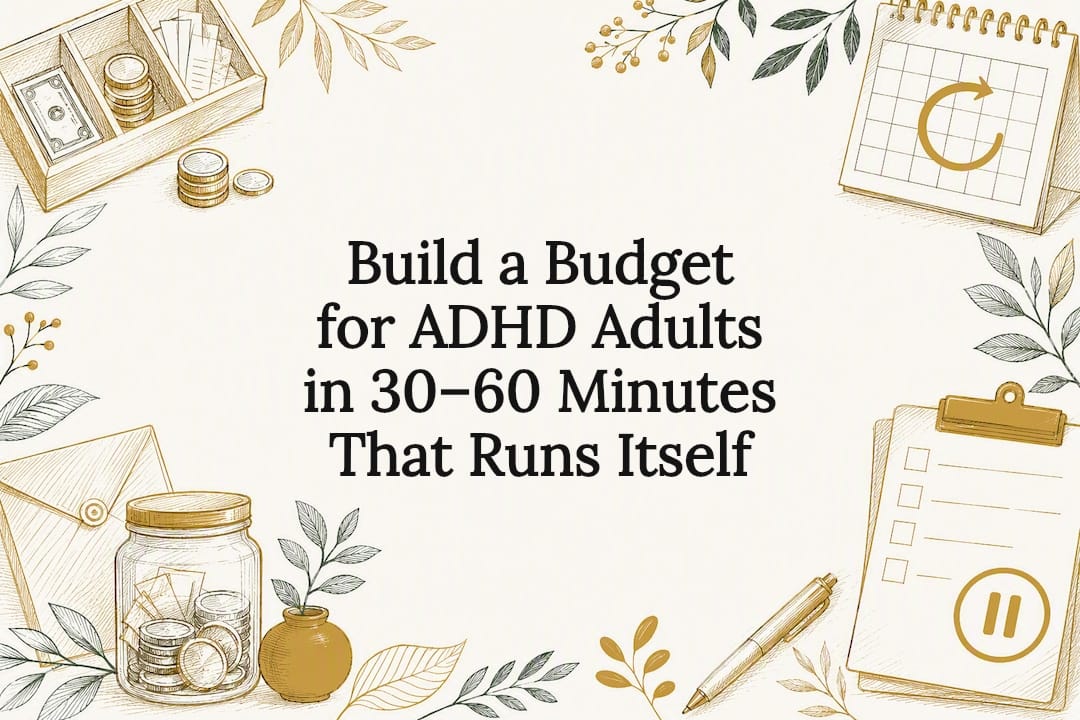 Build a Budget for ADHD Adults in 30–60 Minutes That Runs Itself