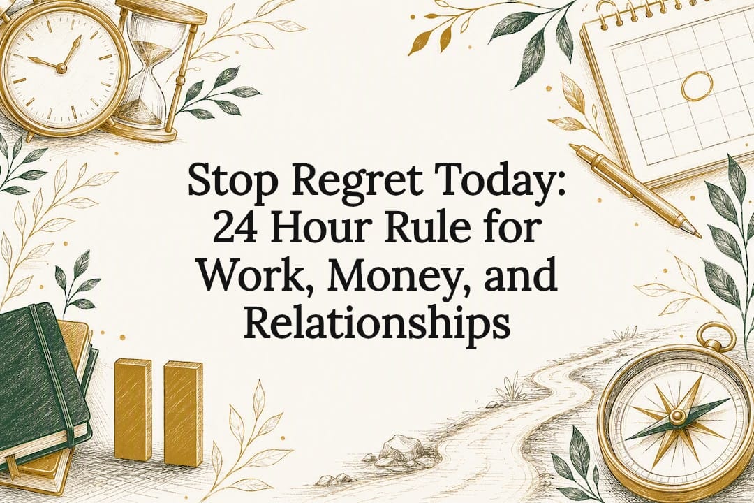 Stop Regret Today: 24 Hour Rule for Work, Money, and Relationships
