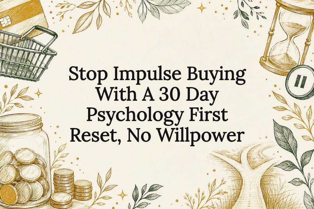 Stop Impulse Buying With A 30 Day Psychology First Reset, No Willpower