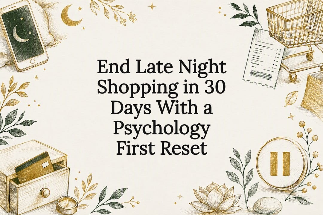 End Late Night Shopping in 30 Days With a Psychology First Reset