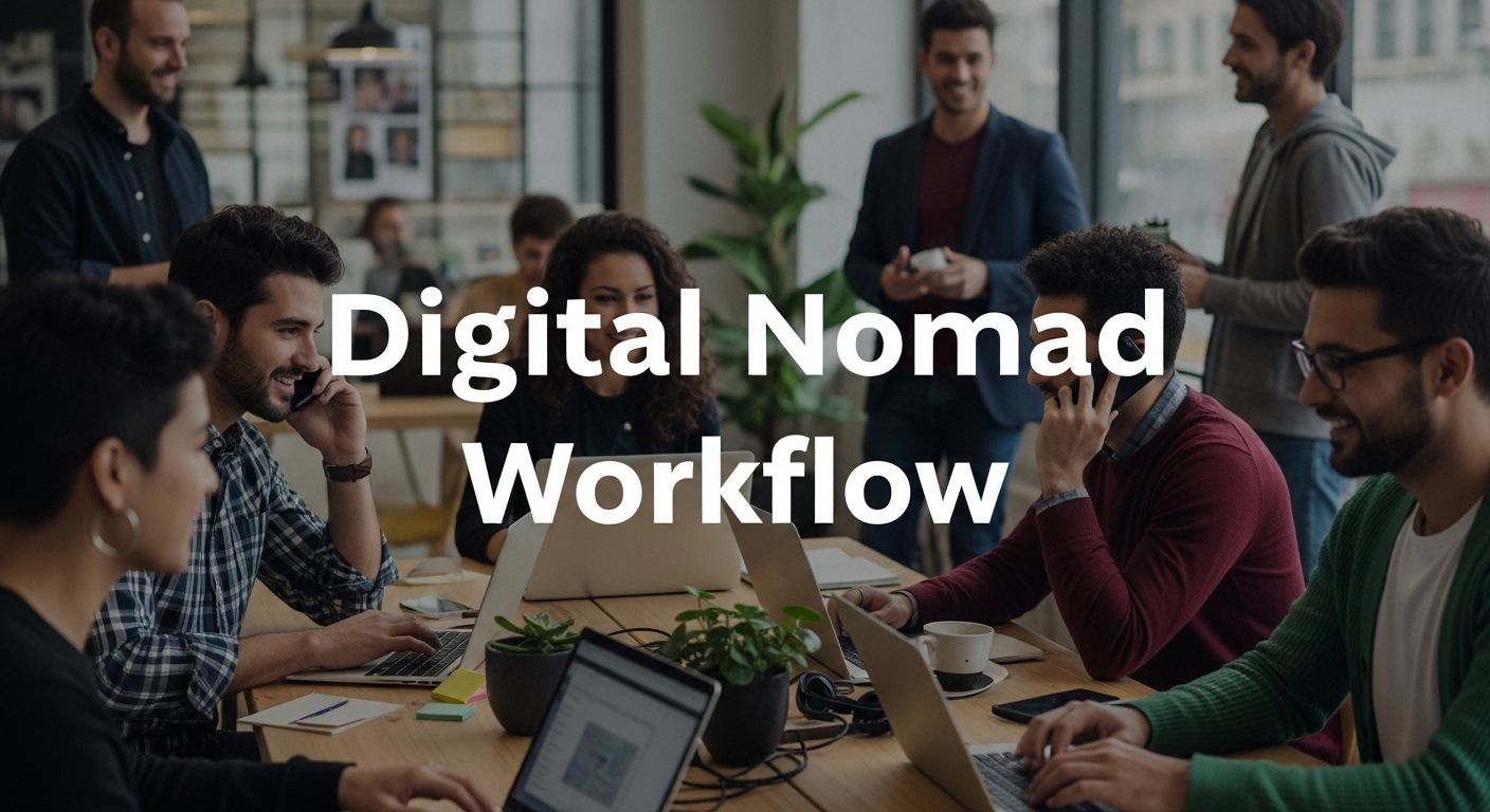 digital nomad workflow workspace