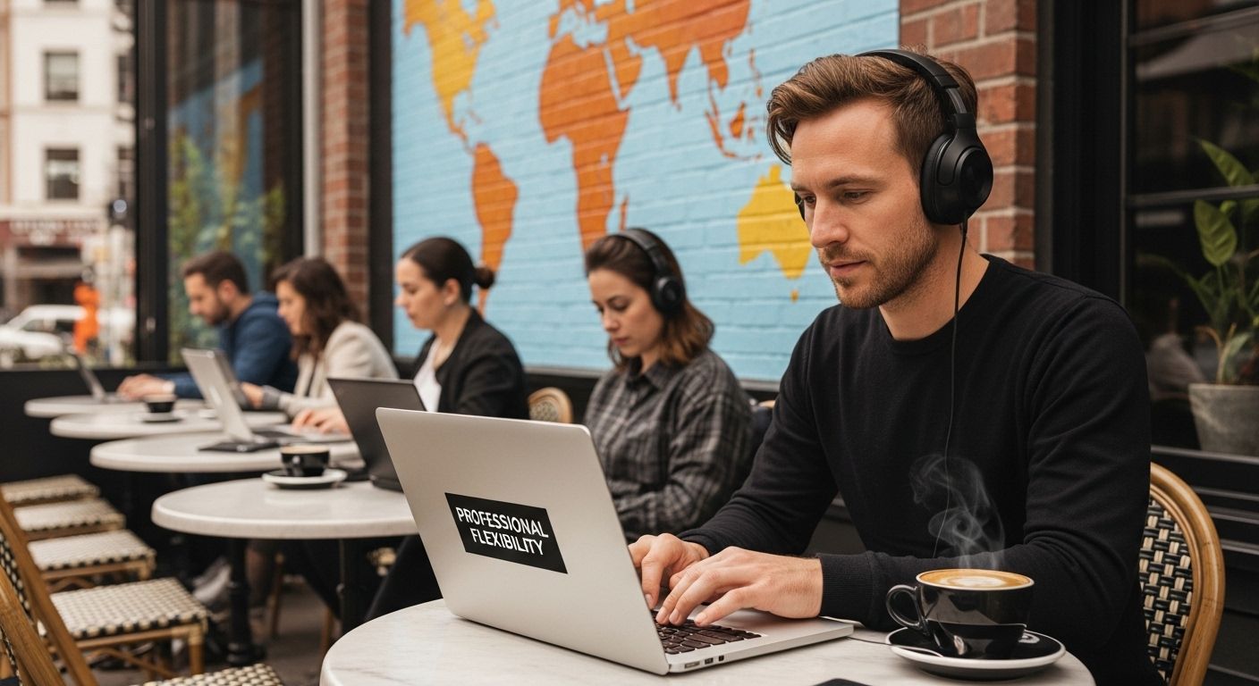 flexibility remote work café