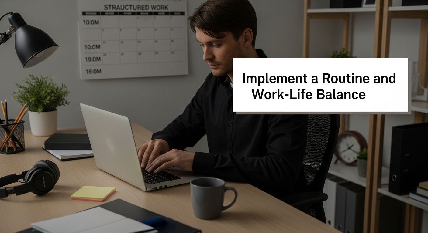 remote work-life balance routine