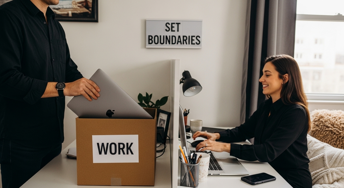 setting boundaries home office
