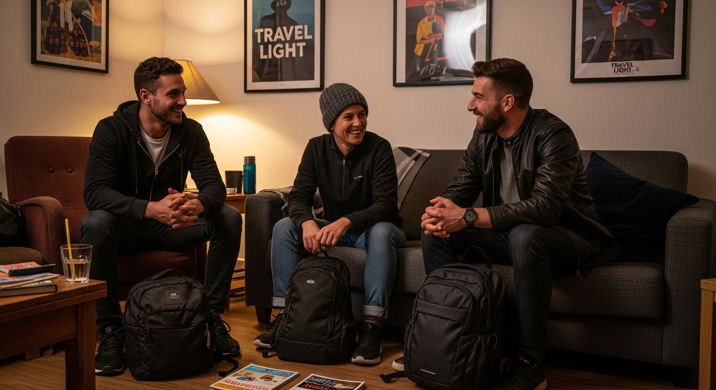 light packing travel lifestyle