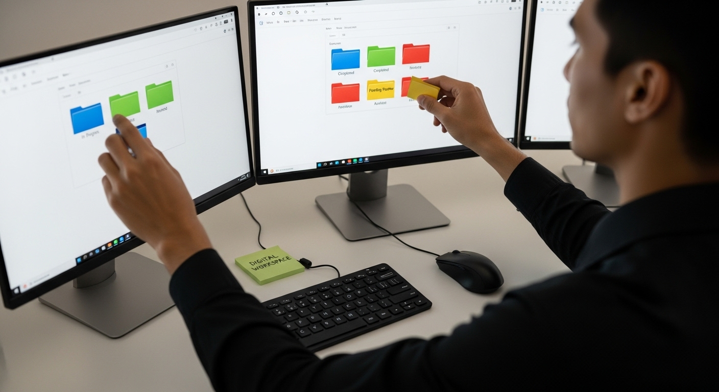digital workspace organization demonstration