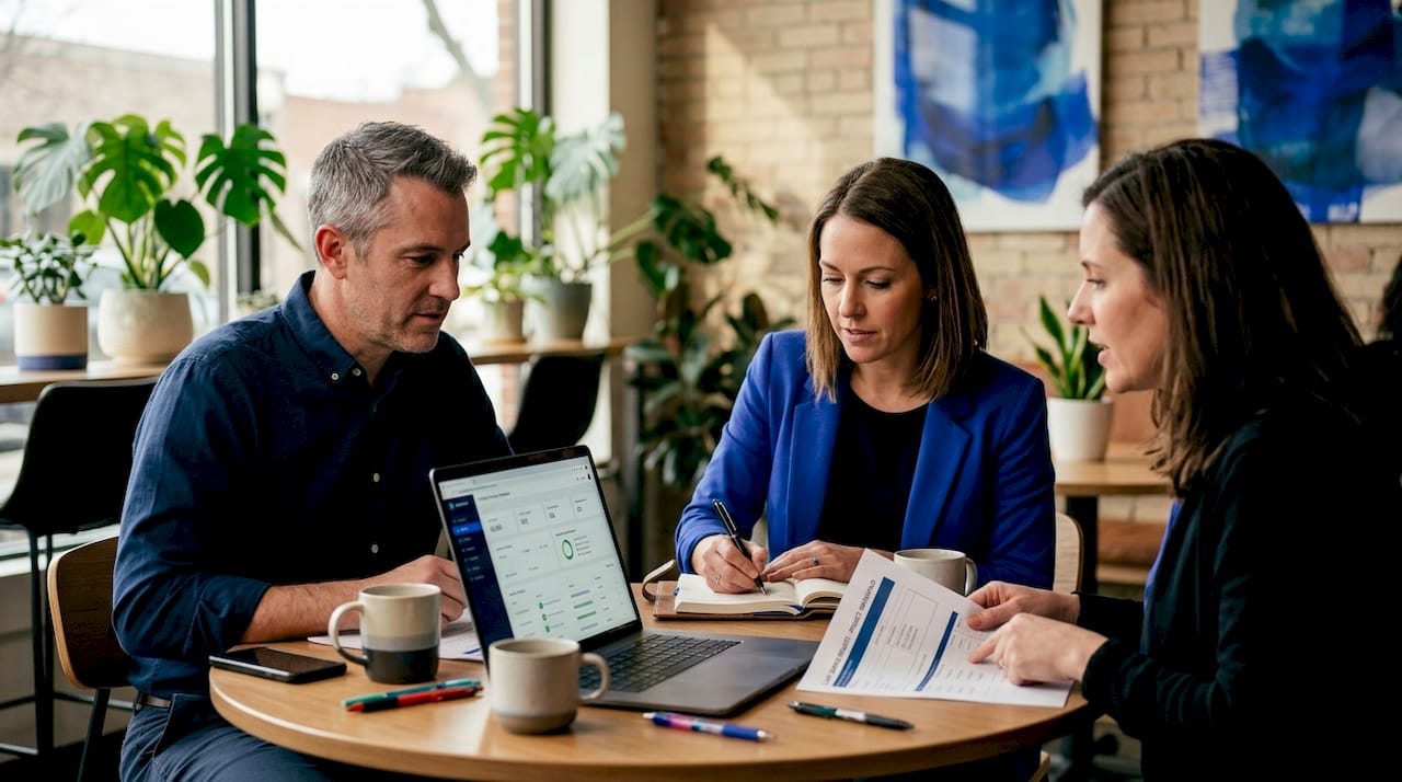 What Is A Service Desk? A Practical Guide For Miami Professionals - Transform 42 Inc Team Working Together At Service Desk