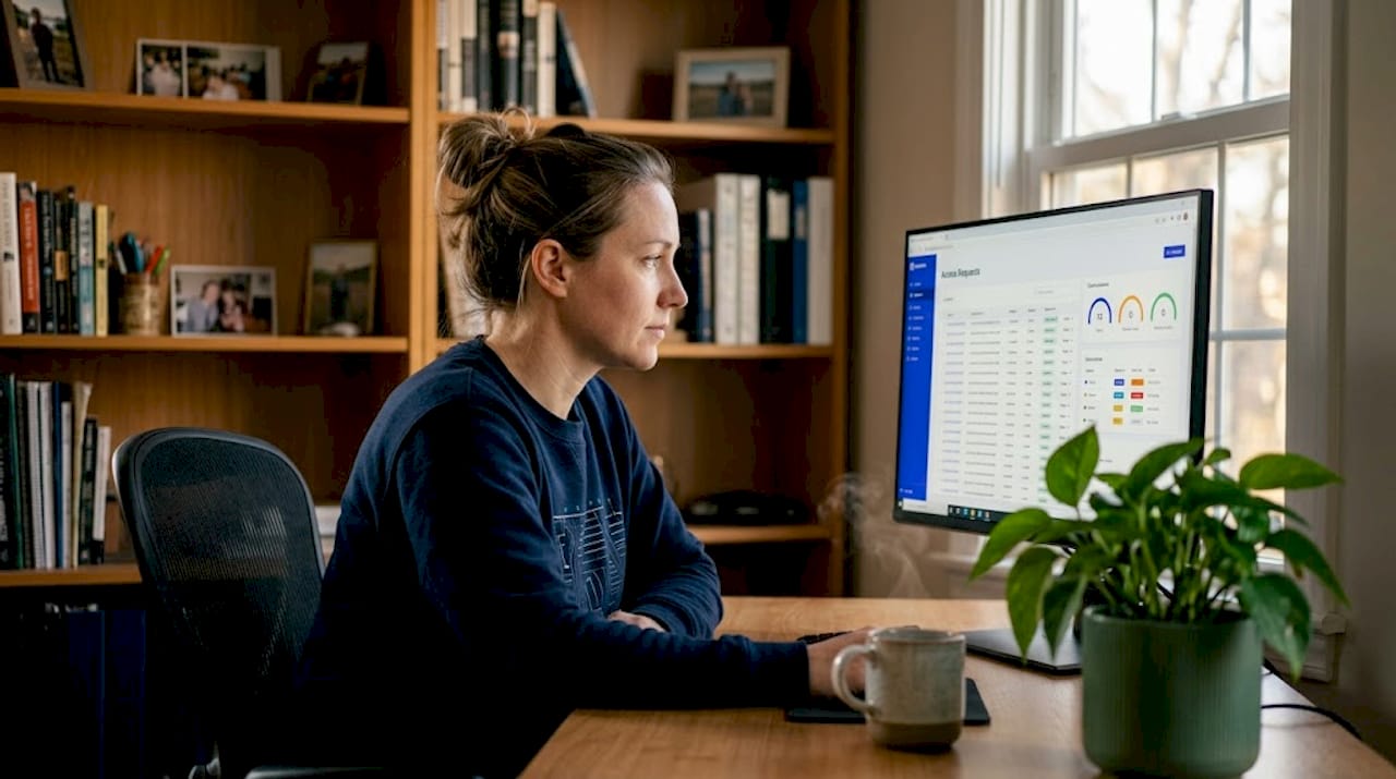 Why Adopt Zero Trust: A 2026 Guide For It Leaders - Transform 42 Inc Analyst Reviews Access Logs On Desktop Monitors