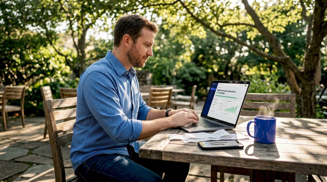 Why Digital Transformation For Smbs Matters Now - Transform 42 Inc Business Owner Automates Invoicing At Kitchen Table