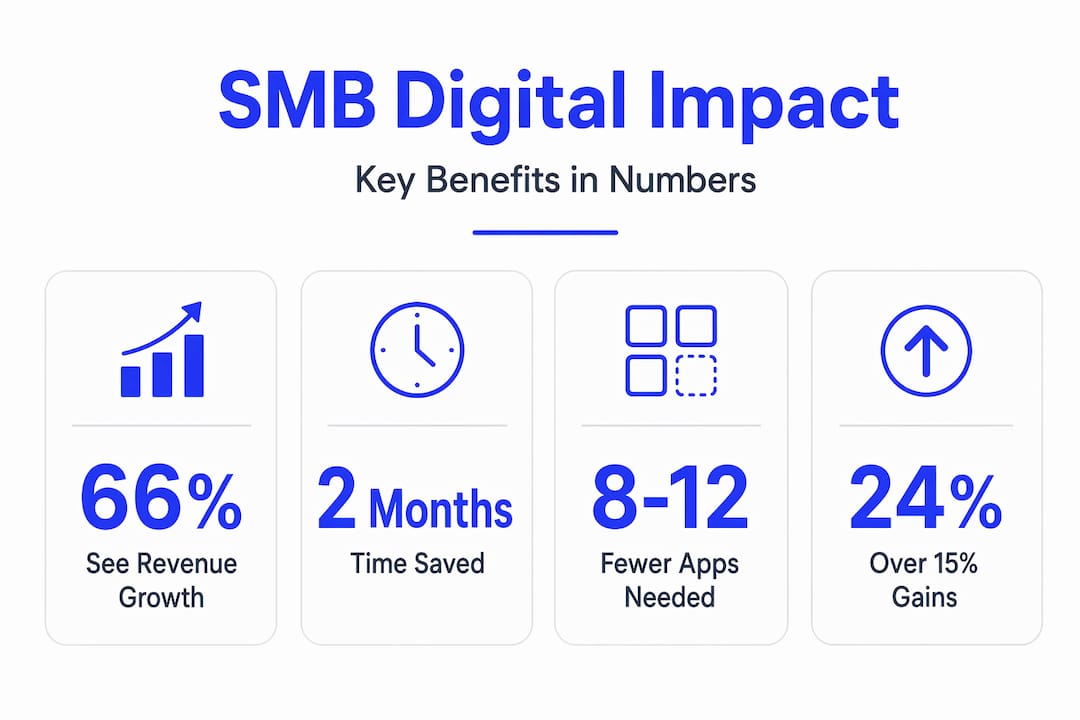 Why Digital Transformation For Smbs Matters Now - Transform 42 Inc Infographic With Smb Digital Transformation Stats