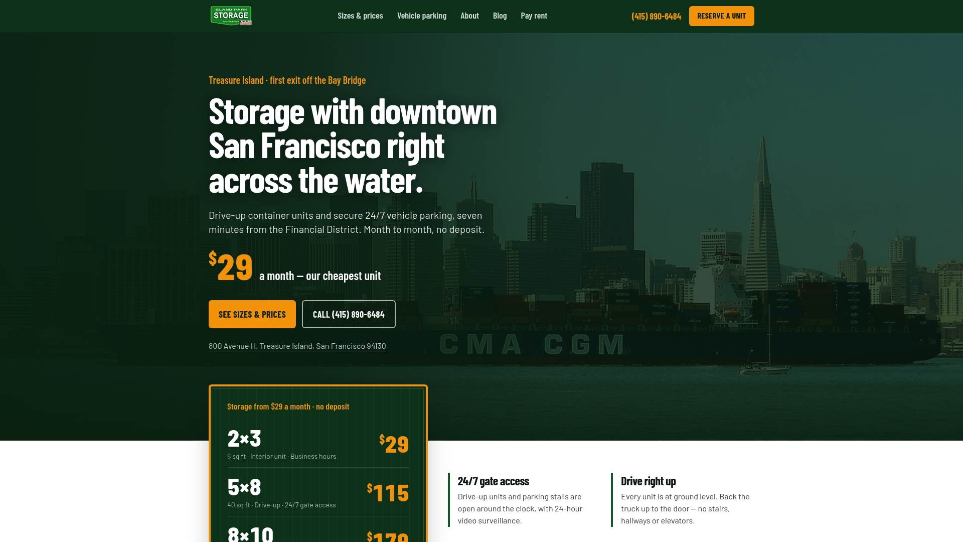 Islandparkstorage