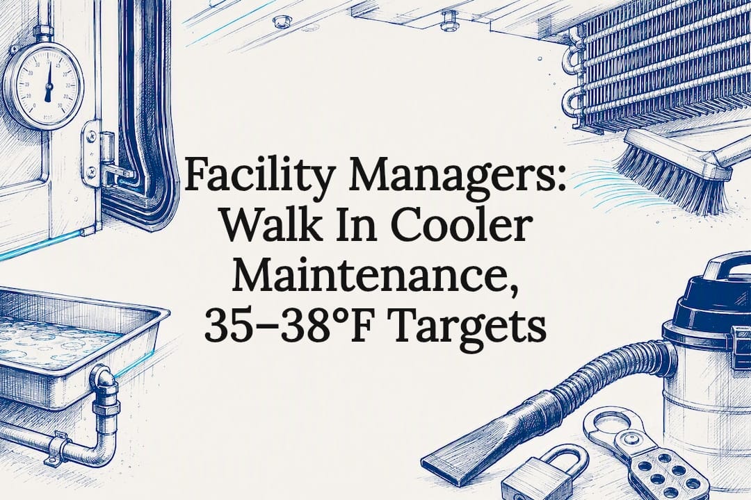 Walk-in cooler maintenance title card