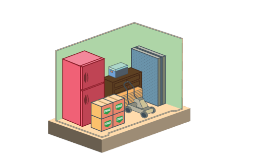 Self storage 4×8 — Island Park Storage, San Francisco
