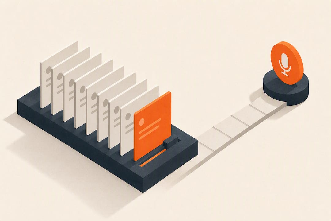 Paste Ready Voice Over Brief: 8 Fields to Prevent a Second Session