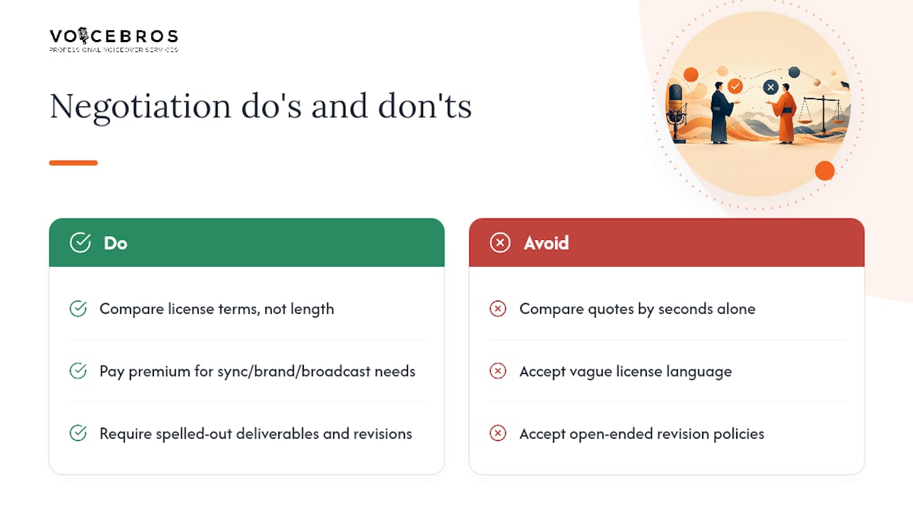 What Buyers Get Wrong About Negotiating Japanese Voice-Over Rates — overview diagram