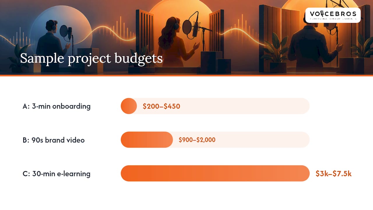Worked Examples: Estimating Your Own Corporate Narration Budget — overview diagram