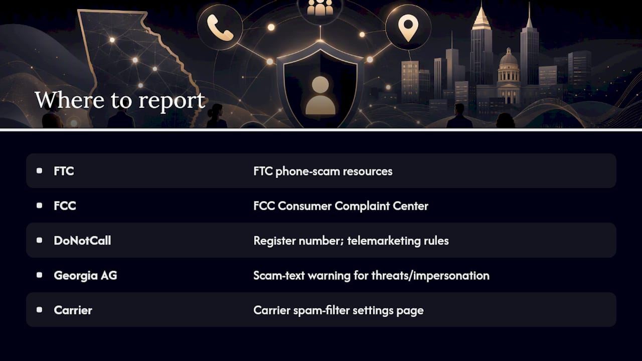 Where to Report and Learn More — overview diagram