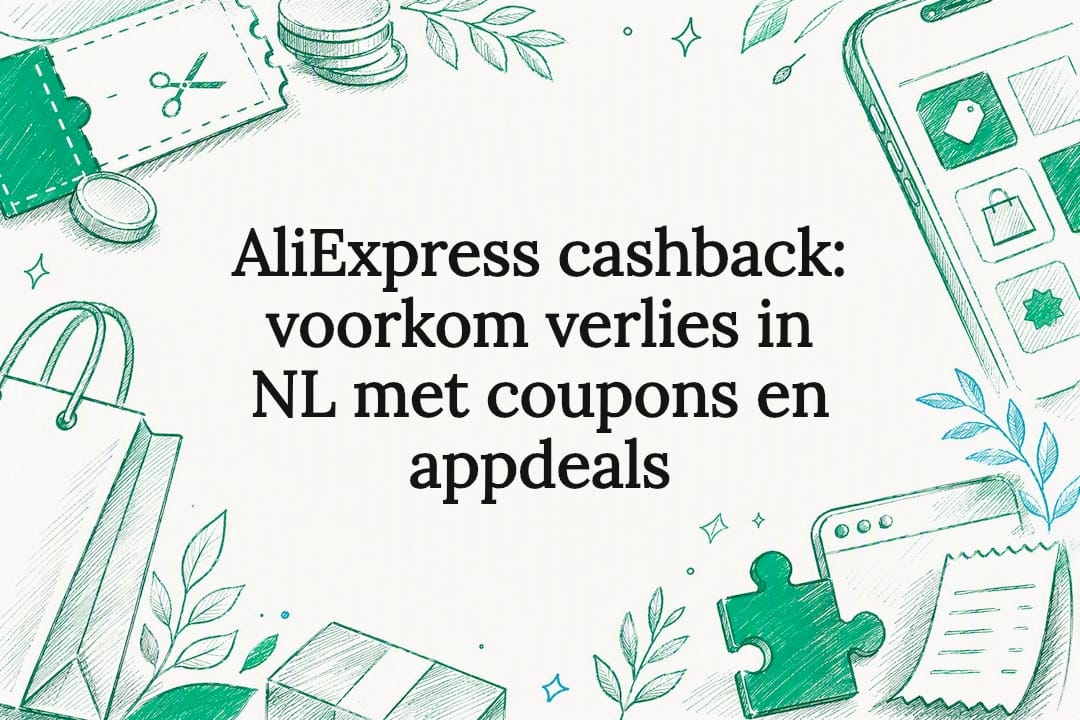 Decoratieve titelkaart voor cashbackcoupon