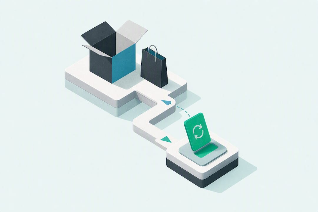 Isometrische illustratie van het cashbackproces