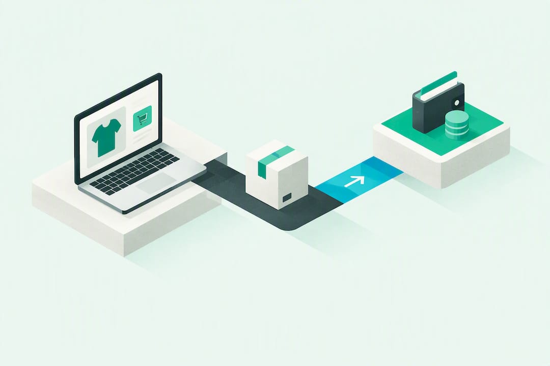 Isometrische illustratie van kleding met cashback