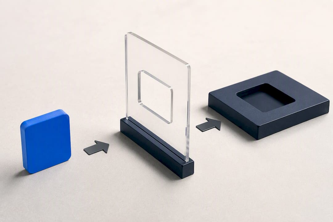 Abstract AI suggestion review gate