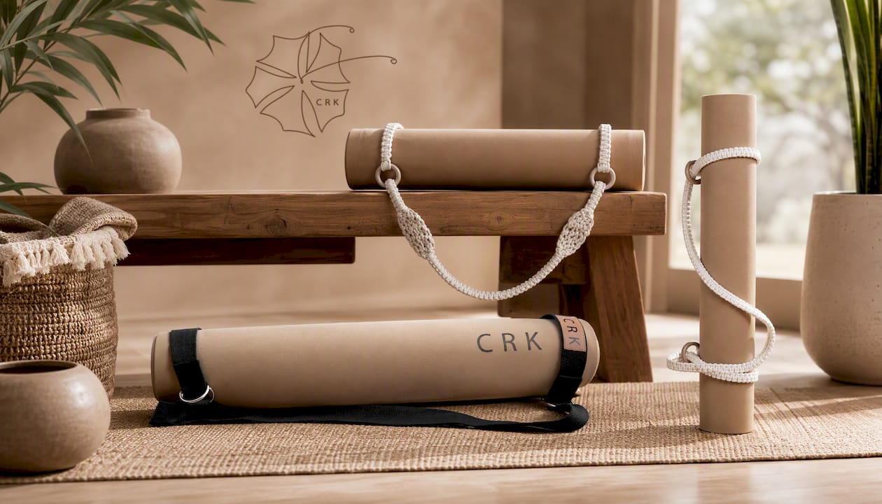 Crk Yoga Mat Carrying Strap and Exercise Strap • The Black Strap