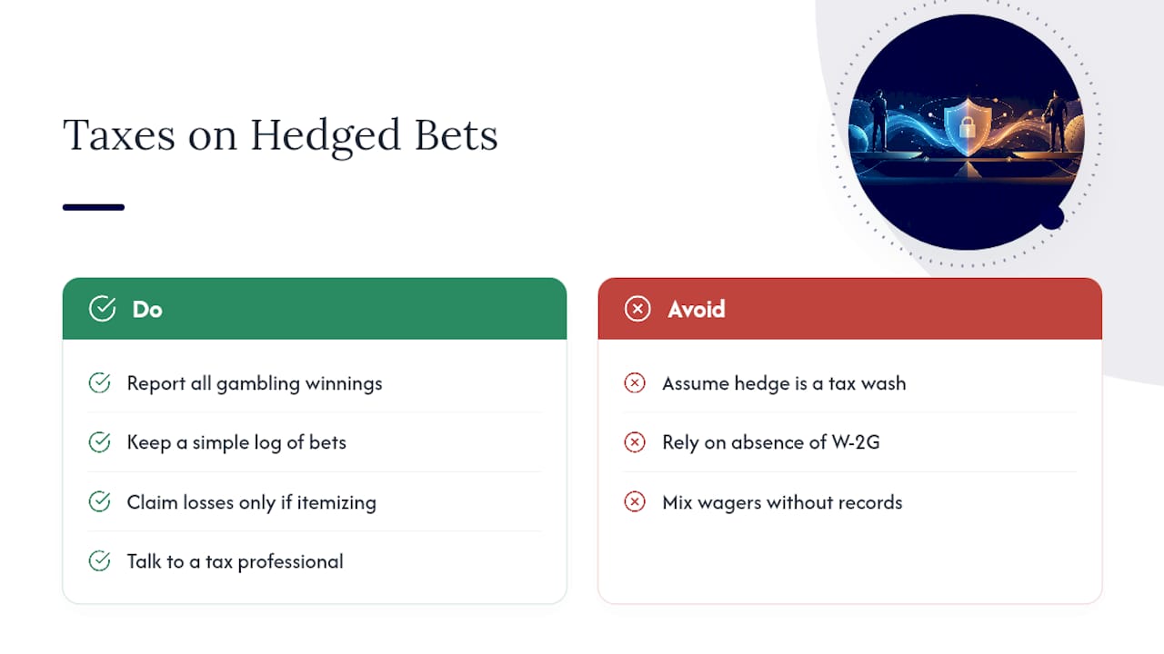 Do You Have to Pay Taxes on Hedged Bets? — overview diagram