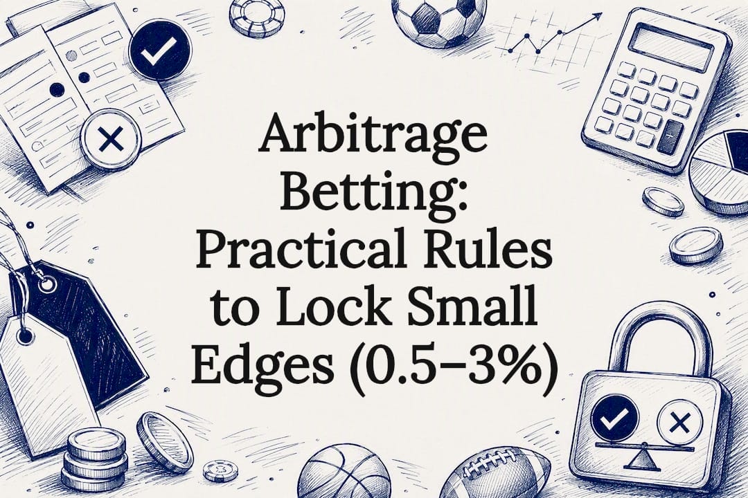 Arbitrage betting title card illustration
